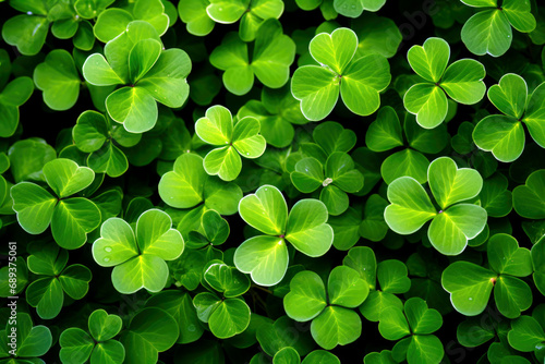 clover background, shamrock, happy st patrick's day