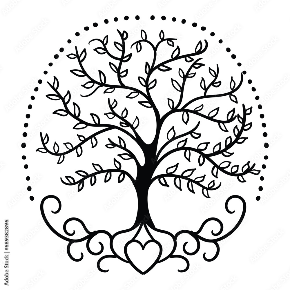 Obraz premium Tree of Life , Yggdrasil vector 