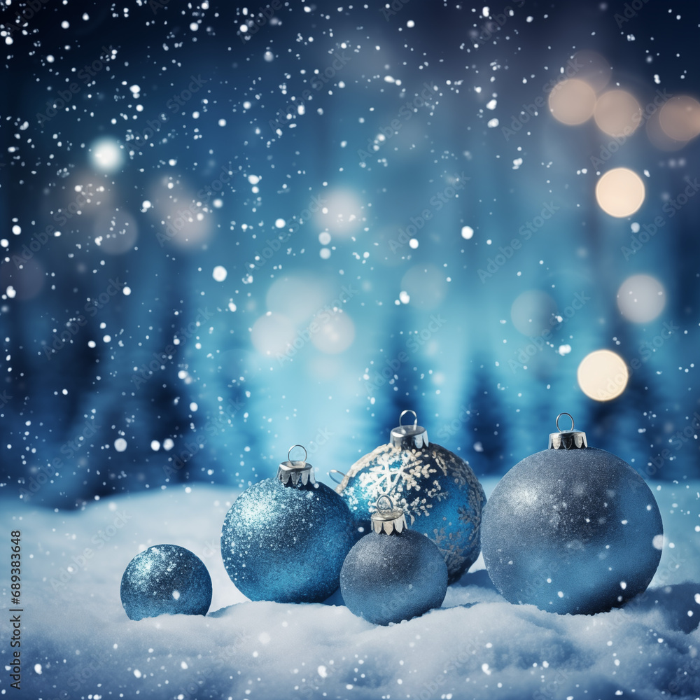 blue christmas background with balls blue christmas background with balls
