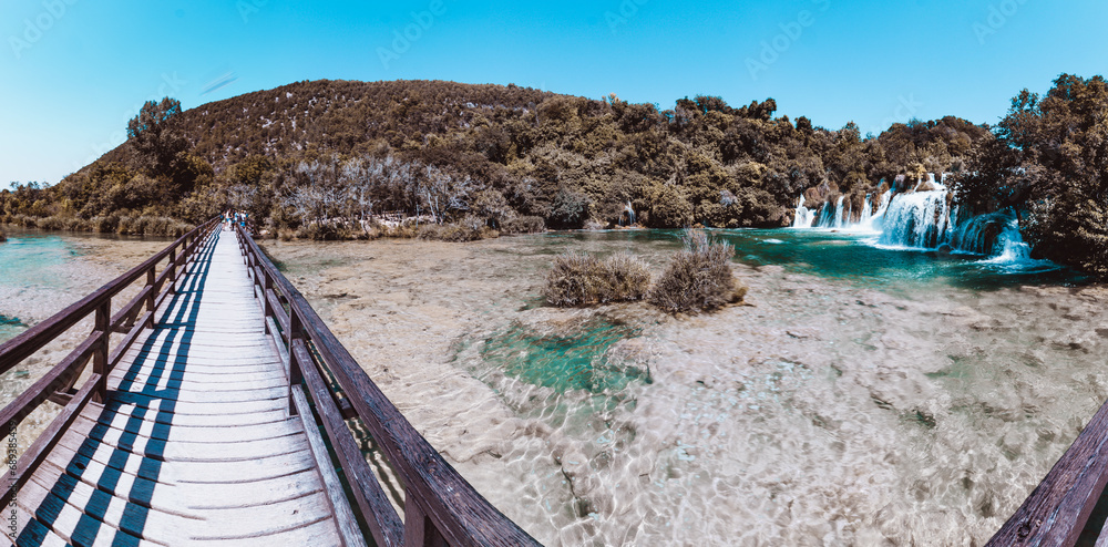 Fototapeta premium Krka national park in Croatia