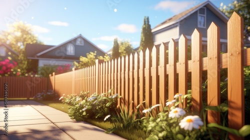 wooden fence near the house, wood texture details
