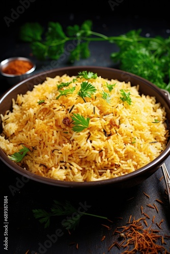 Biryani. Pilaf. Fried rice. turmeric and spices. Multicook. Indian food. Turkish. Delicious rice. airfryer, convection oven,