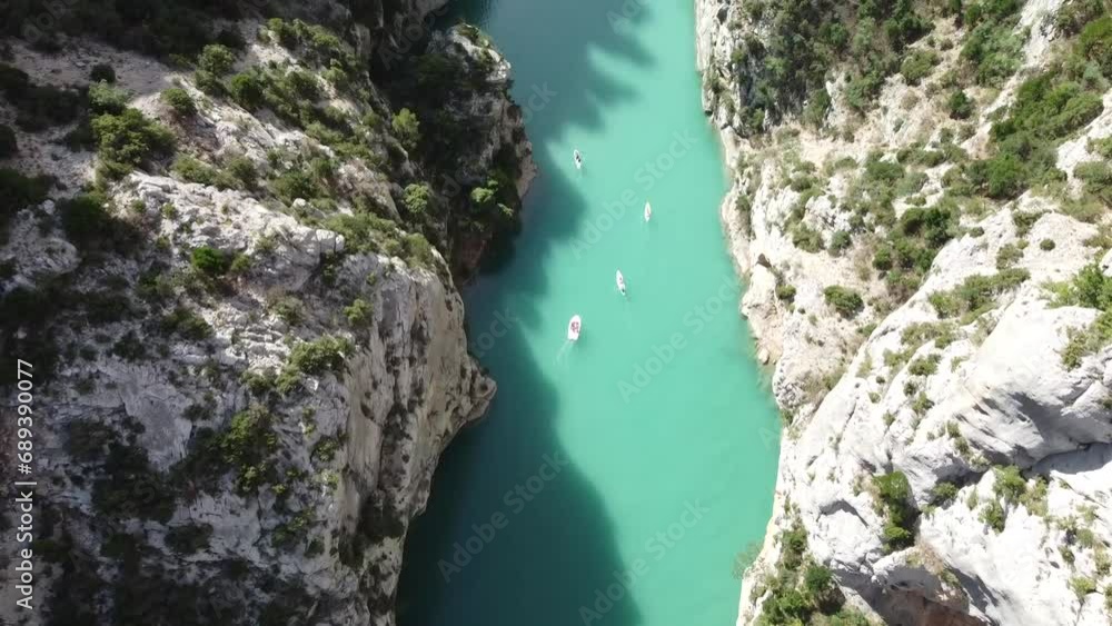 Vue aérienne panoramique immersive des gorges du Verdon. Vue aérienne panoramique immersive des gorges du Verdon.