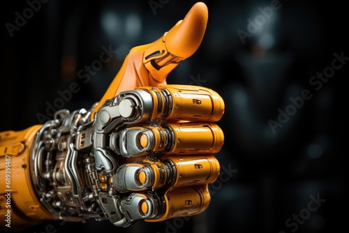 AI Robohand with Gesture of Approval