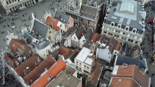 Vue aérienne panoramique de la ville de Bruxelles, capitale, Belgique, Europe photo