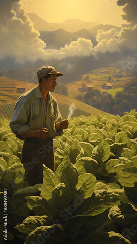 tobacco field, plantage, tobacco, farming, farm life, virginia tobacco, coutryside photo