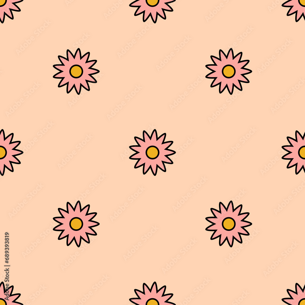 Floral botanical texture pattern with rose and leaves. Seamless pattern can be used for wallpaper, pattern fills, web page background, surface textures.
Floral botanical texture pattern with rose and leaves. Seamless pattern can be used for wallpaper, pattern fills, web page background, surface textures.