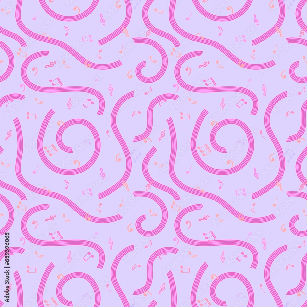 Music seamless notes pattern for wrapping paper and fabrics and linens and kids clothes print Music seamless notes pattern for wrapping paper and fabrics and linens and kids clothes print