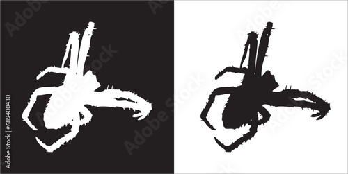 Illustration vector graphics of spider icon