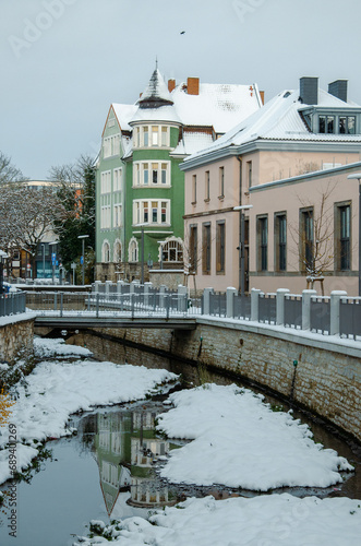 Leinekanal Göttingen im Winter photo