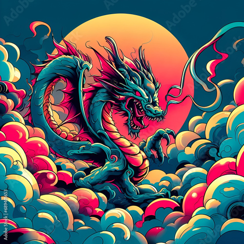 dragon cartoon design