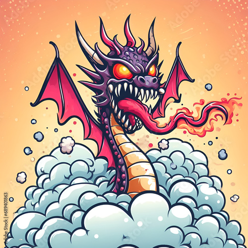 dragon cartoon design