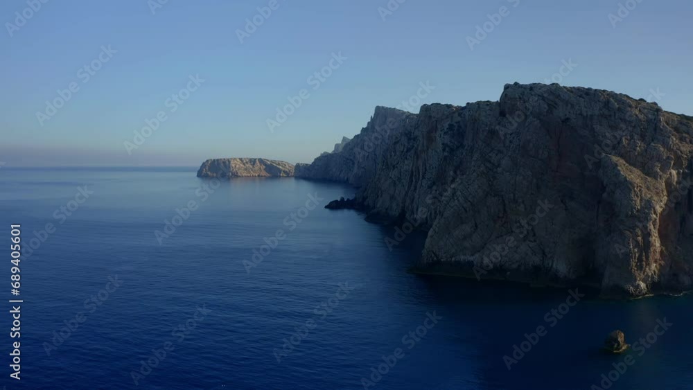 Aerial drone view of Capo Caccia cape in Sardinia, Italy Aerial drone view of Capo Caccia cape in Sardinia, Italy