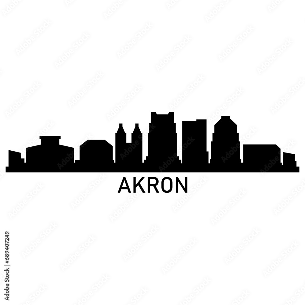 Akron skyline