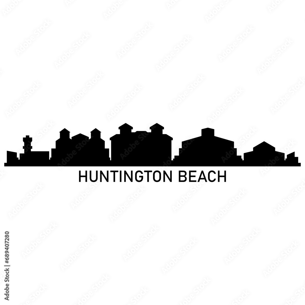 Fototapeta premium Skyline Huntington Beach