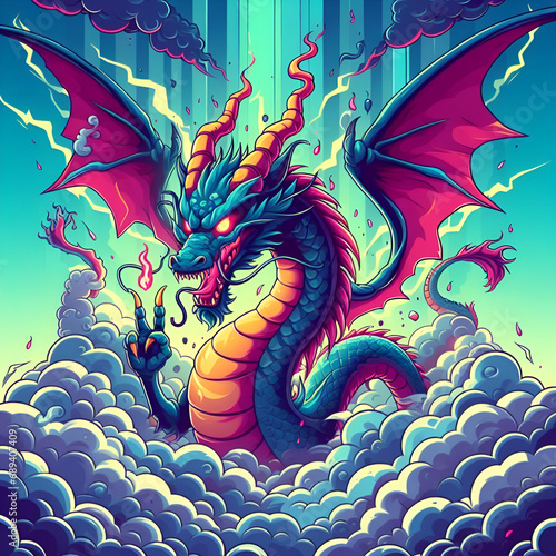 dragon cartoon design