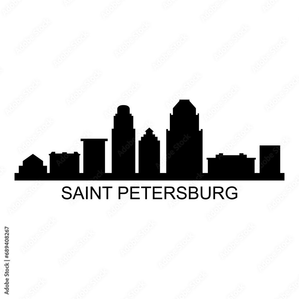St. Petersburg skyline