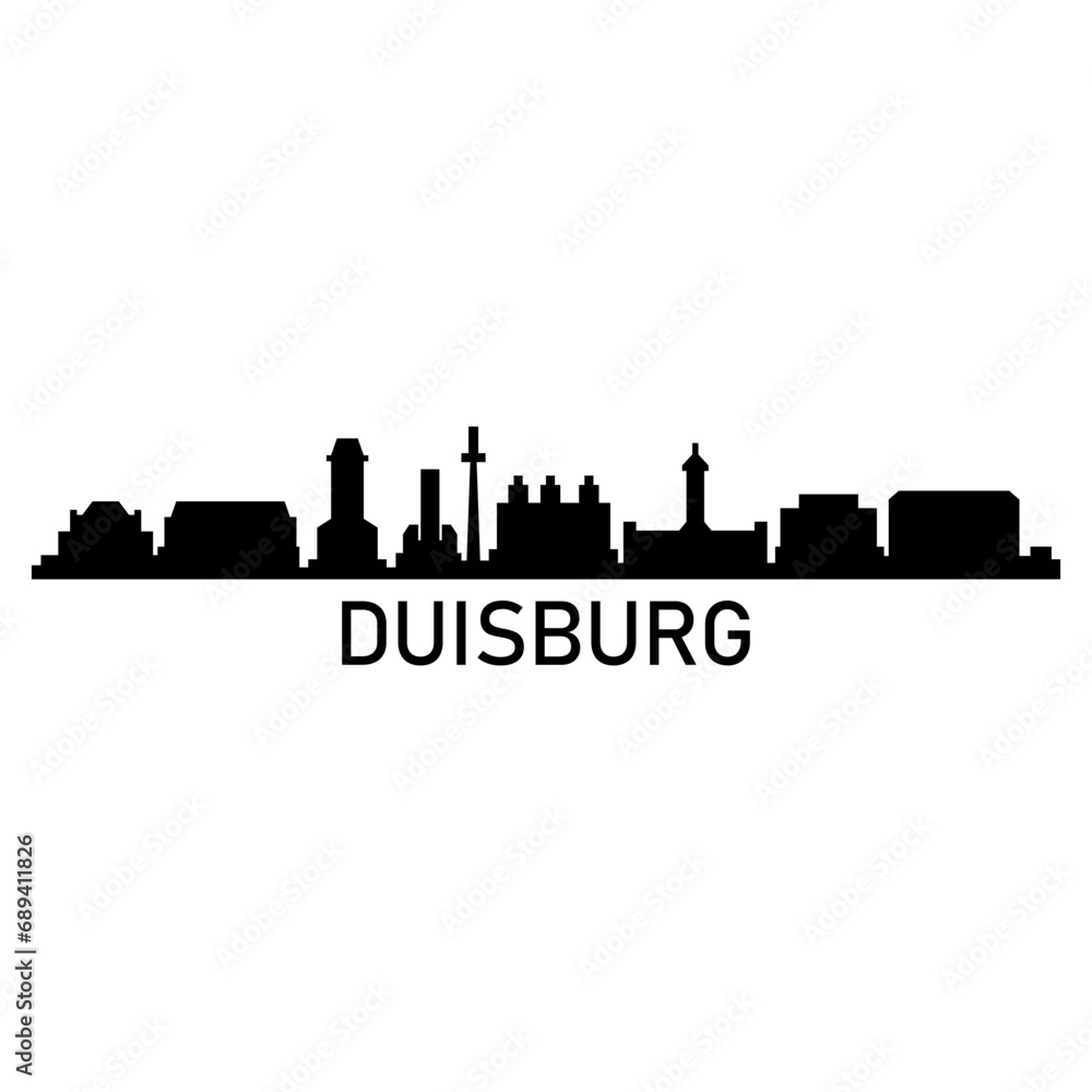 Obraz premium Duisburg skyline