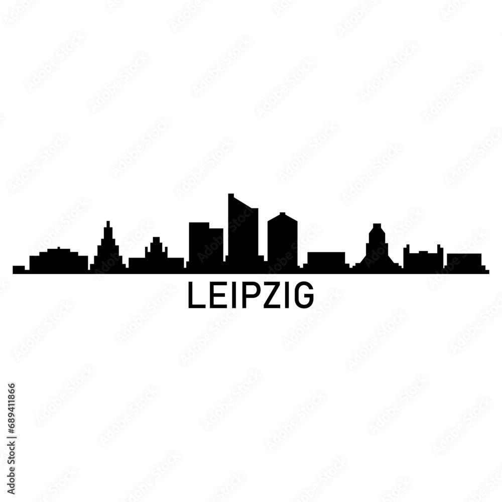 Fototapeta premium Skyline Leipzig