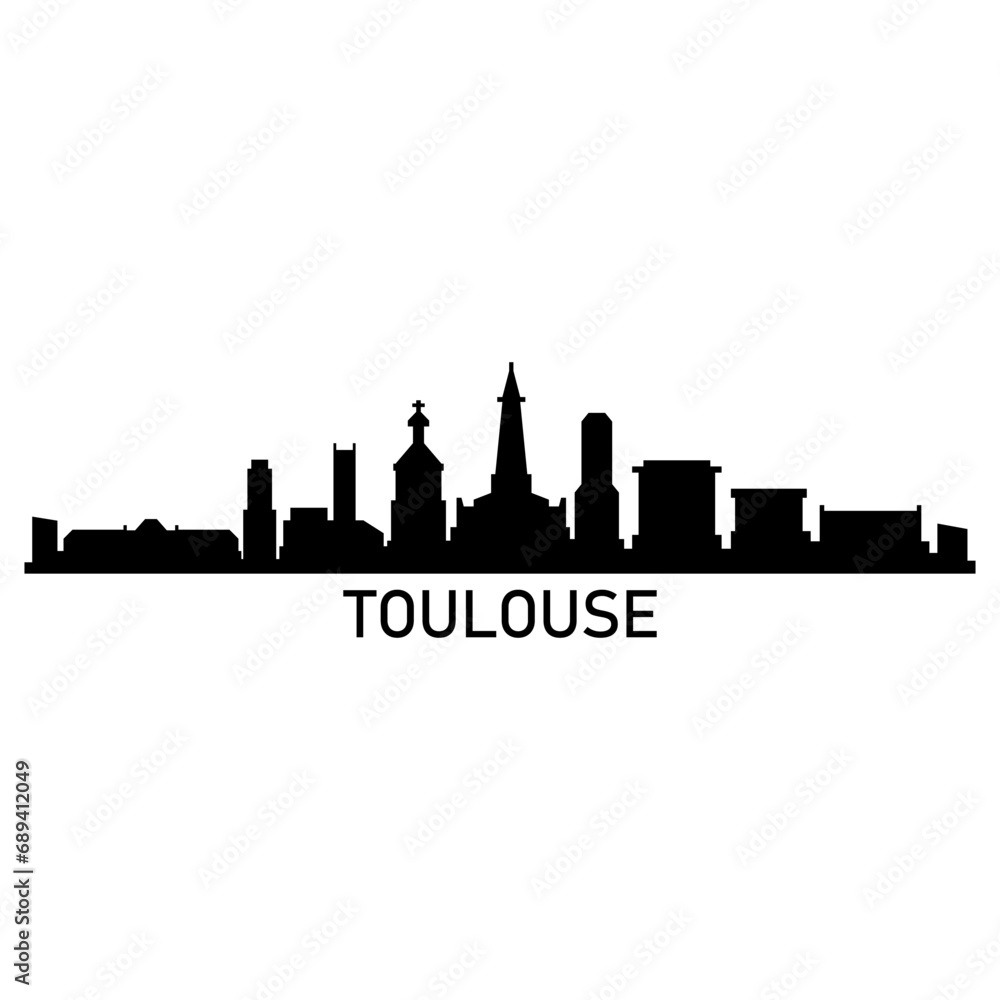 Toulouse skyline