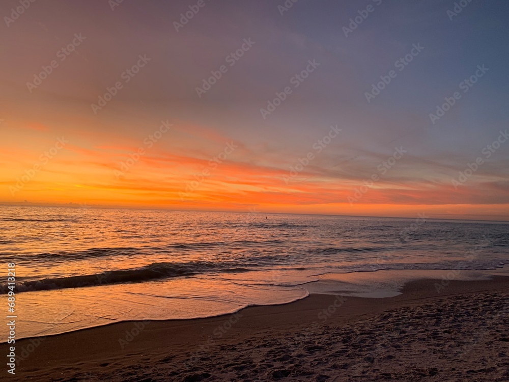 sunset at the beach