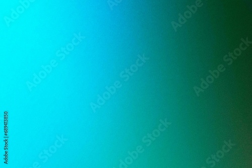 Blue green grainy color gradient background noise textured glowing vibrant cover header poster design, copy space.