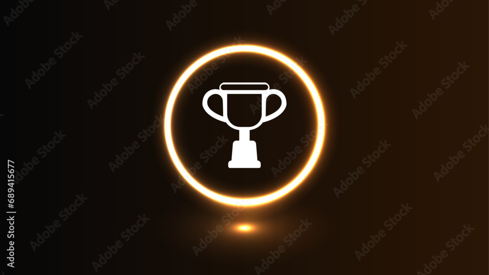 trophy cup icon	
