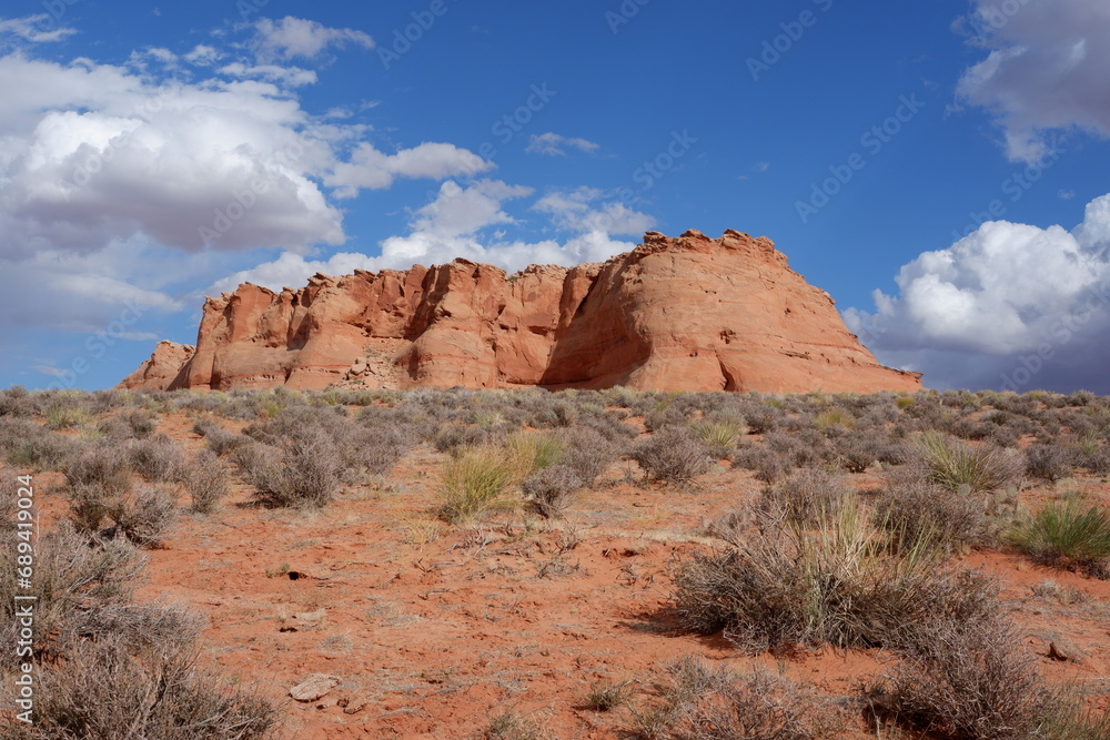 Buttes in Lake Powell Navajo Tribal Park in Page Arizona Photo