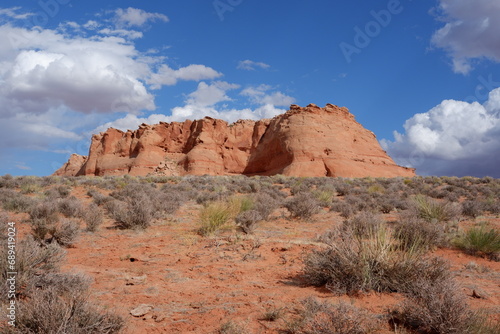 Buttes in Lake Powell Navajo Tribal Park in Page Arizona Photo