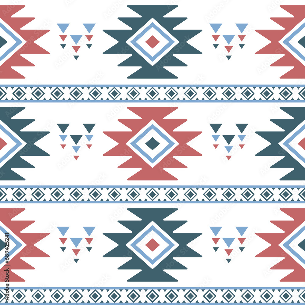 Ethnic geometric pattern Native American Navajo tribal motif design Ethnic geometric pattern Native American Navajo tribal motif design