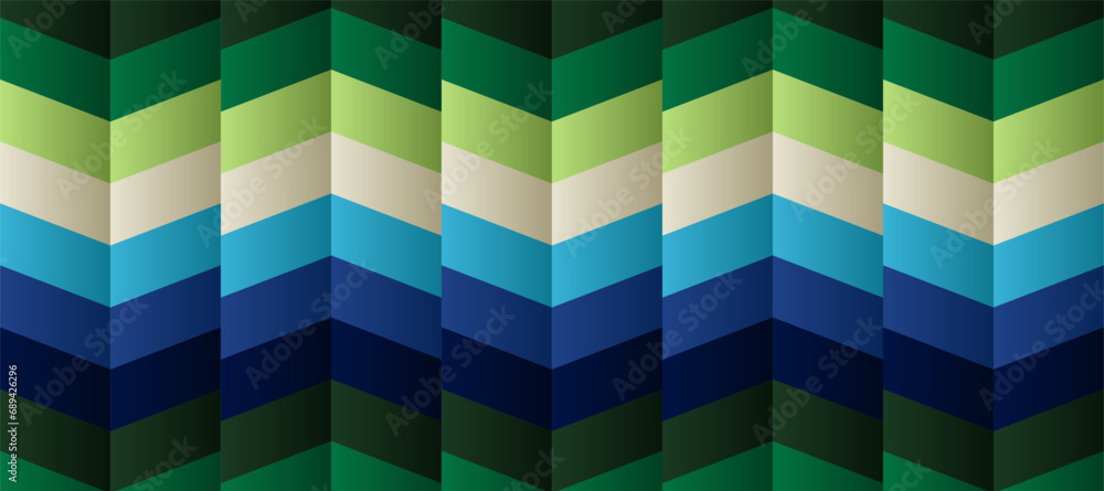 seamless zigzag chevron gradient geometry pattern background