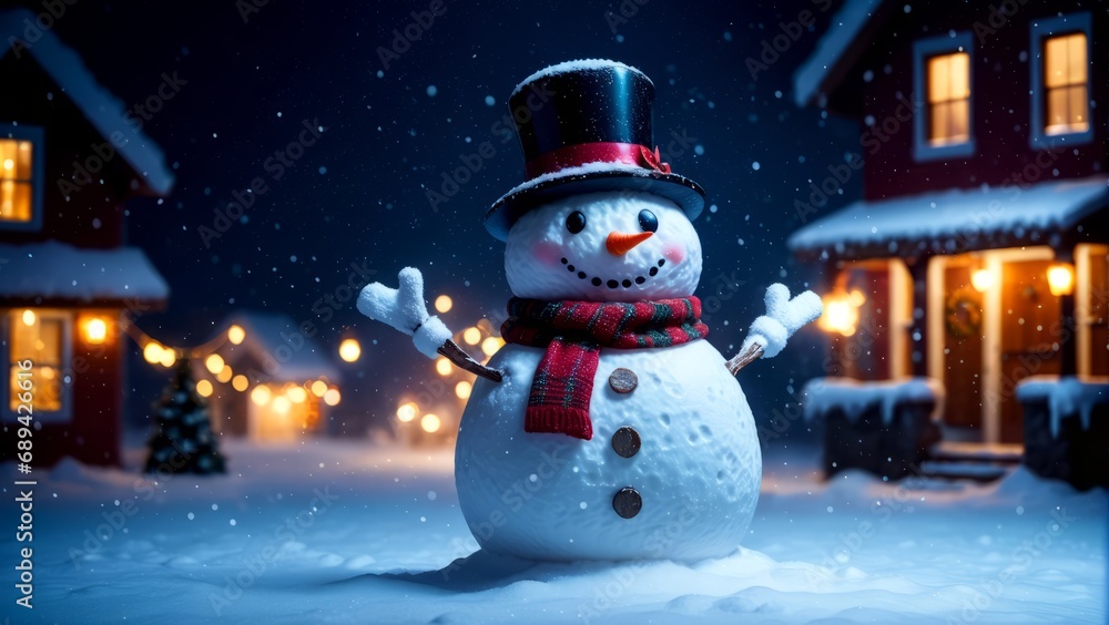 Obraz premium Snowman