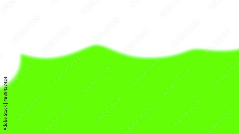 Chroma key green screen background transform into white background