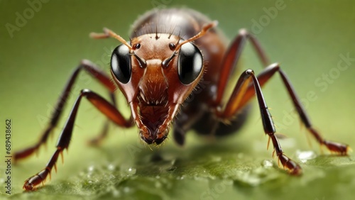 Intricate Macro Capture: Close-up of an Ant in Exquisite Detail © ART Forge