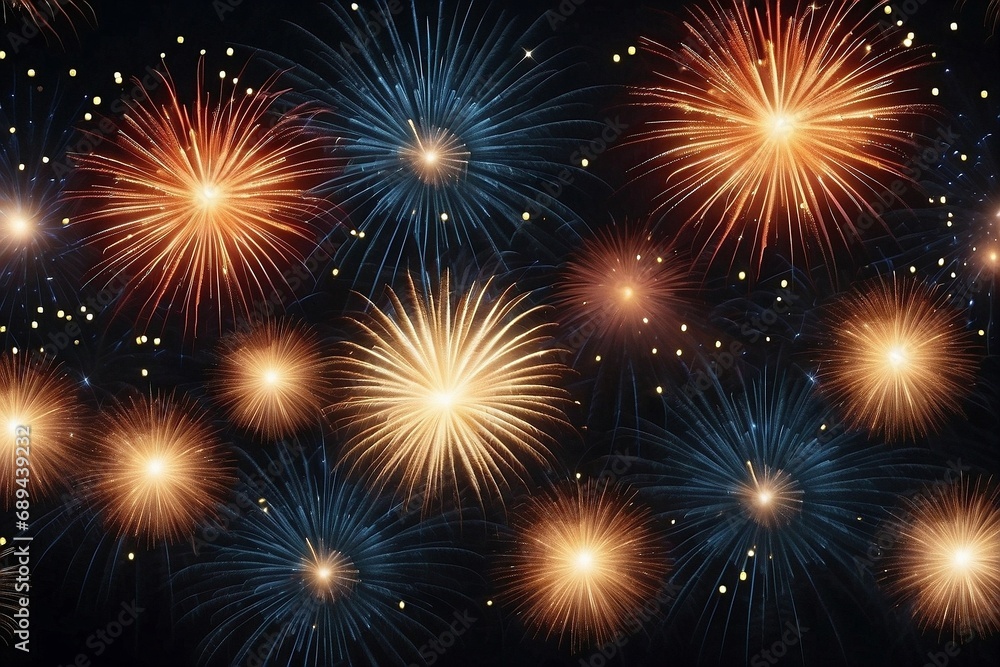 Fototapeta premium Spectacular Grand Firework Display