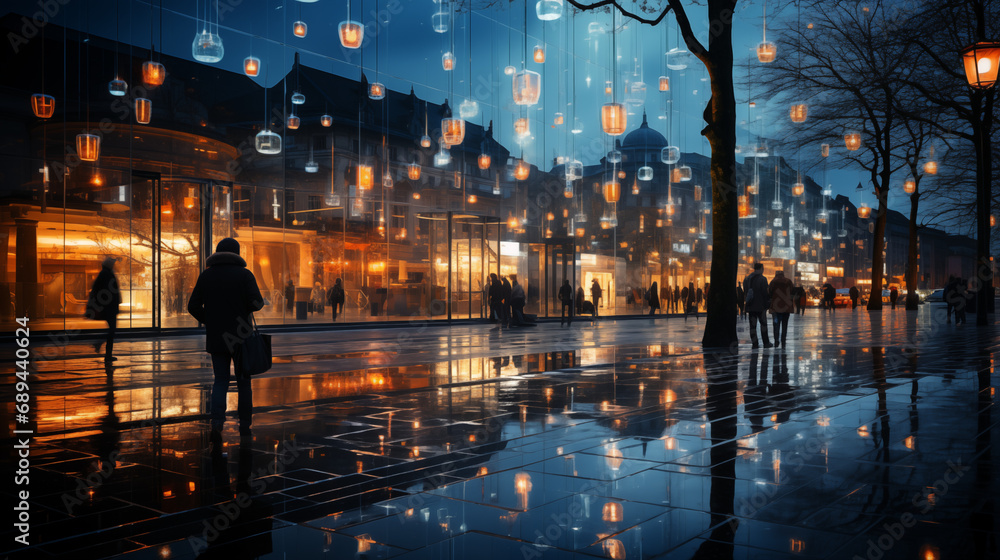 Enchanted Evening with Urban Lanterns Afloat