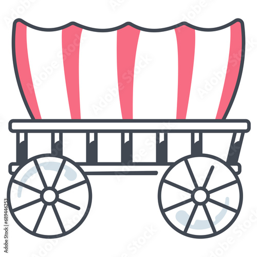 Covered Wagon Icon