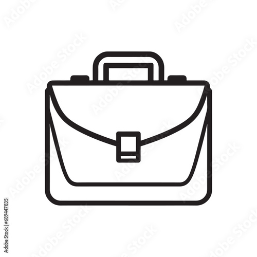 line illustration of briefcase