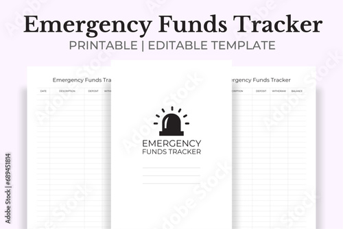 Emergency Funds Tracker Kdp Interior