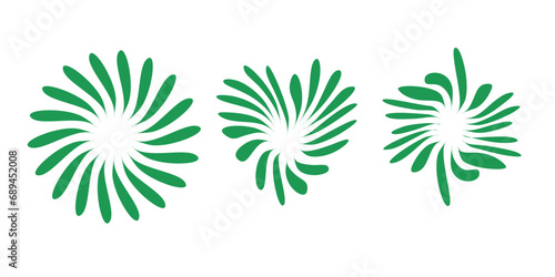 vector set of leaves