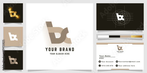 Letter bx or bc monogram logo