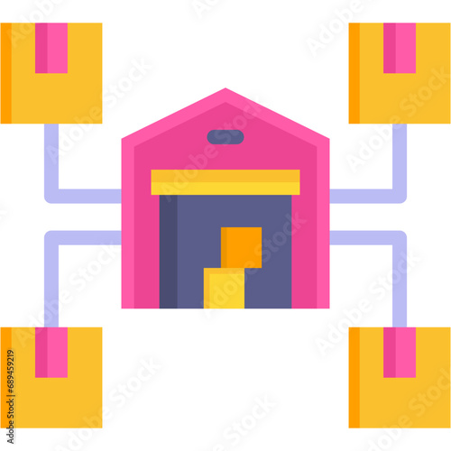 Distribution Centre Icon