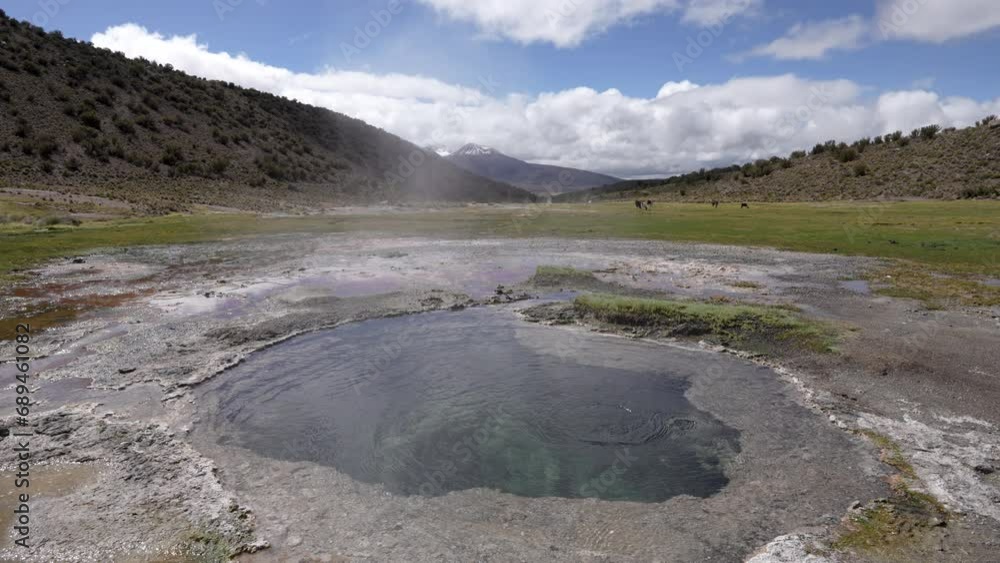 Thermal Springs Hot Springs In Parque Nacional Sajama Thermal Springs Hot Springs In Parque Nacional Sajama