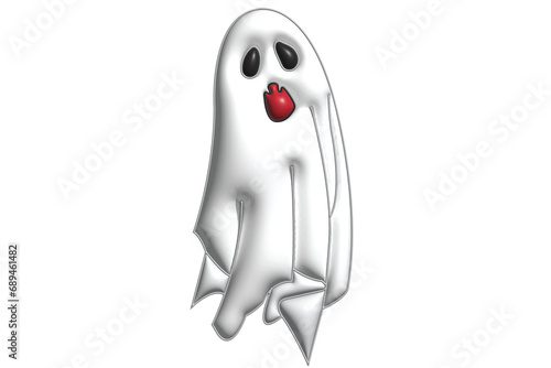 ghost isolated on white