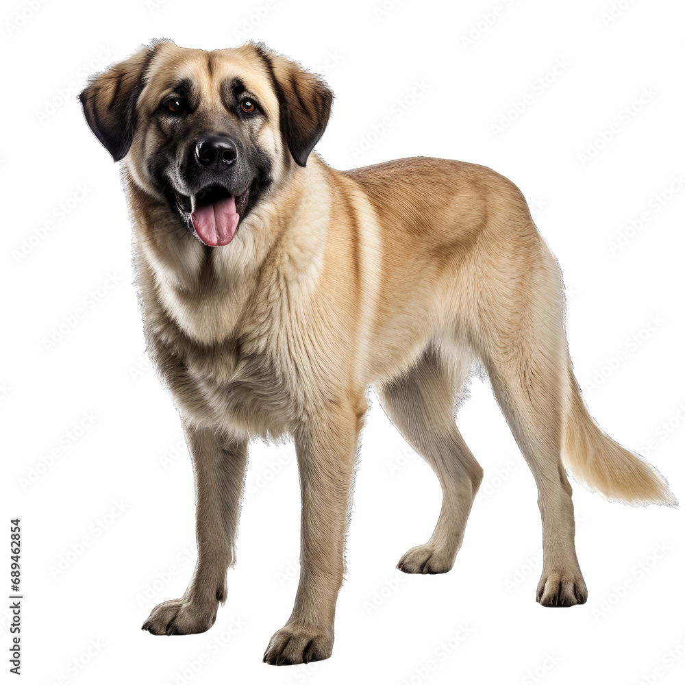 Anatolian shepherd dog on transparent background. Anatolian shepherd dog on transparent background.