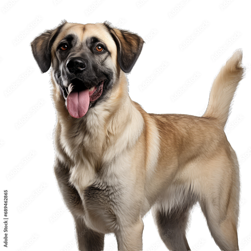 Obraz premium Anatolian shepherd dog on transparent background.
