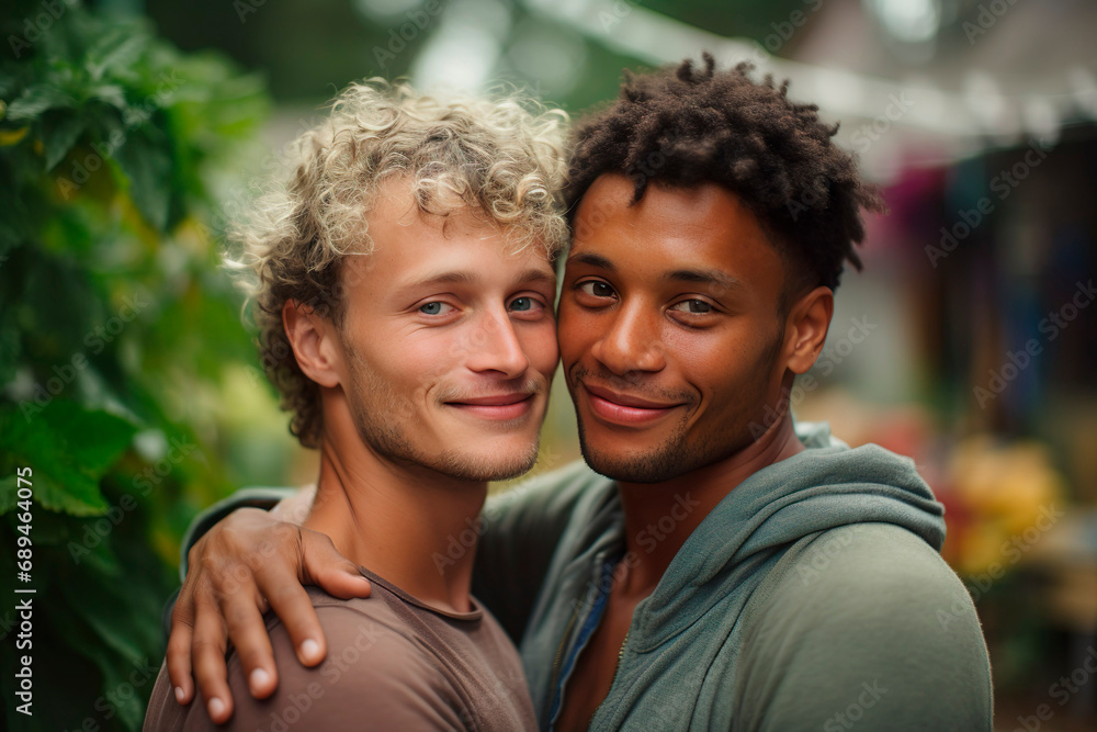 profile picture LGBTQ couple for social media, casual photography profile picture LGBTQ couple for social media, casual photography