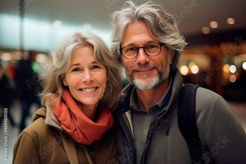 profile picture middle-aged couple for social media, casual photography