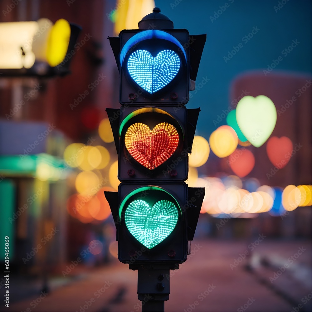 traffic light Pedestrian traffic light on the street junction in the