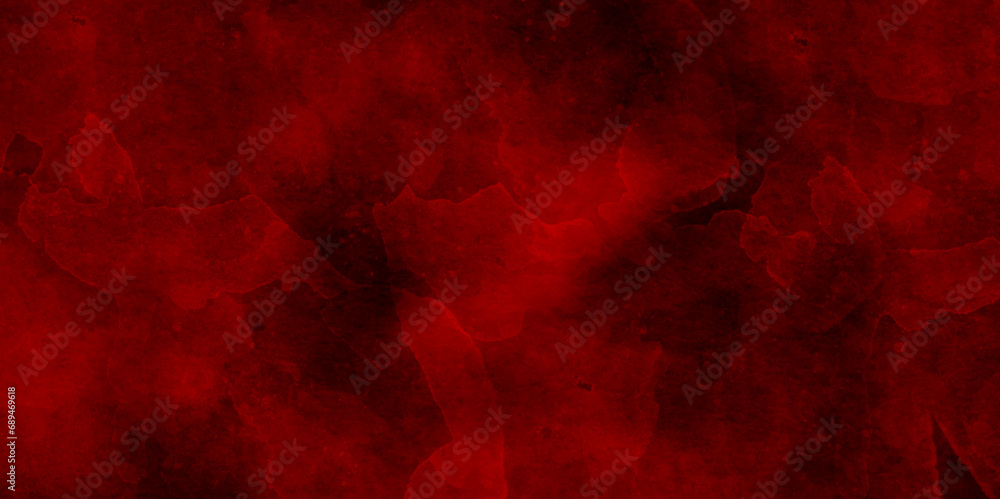 Red stone concrete grunge wall texture and backdrop background anthracite christmas panorama. Panorama dark black and red stone marble slate backdrop vintage aged grungy background or texture.